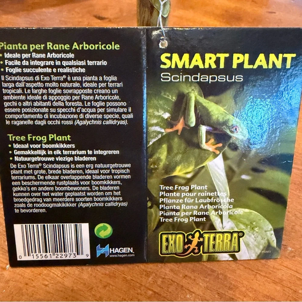 New Exo-Terra Smart Plant Scindapsus Ideal for Terrariums